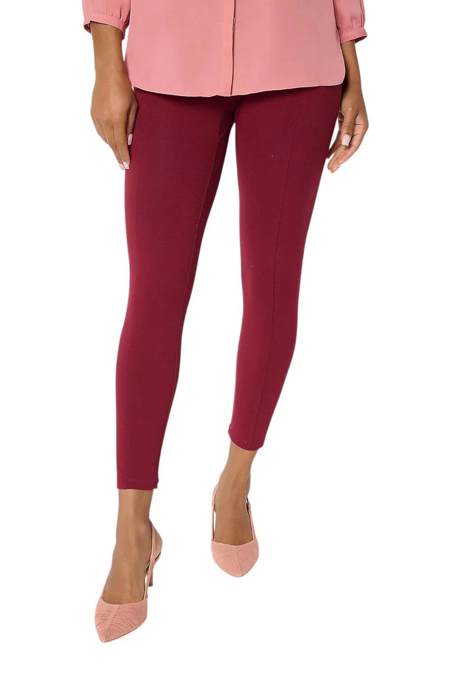 Women with Control Women's Booty Lifter Legging Zinfandel - Petite